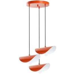 Φωτιστικό Οροφής Eger 892OPV2062 Φ50x106cm 3xE27 40W Orange Opviq