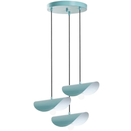 Φωτιστικό Οροφής Eger 892OPV2063 Φ50x106cm 3xE27 40W Turquoise Opviq