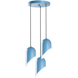 Φωτιστικό Οροφής Kesik 892OPV2076 Φ40x121cm 3xE27 40W Light Blue Opviq