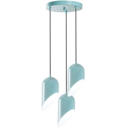 Φωτιστικό Οροφής Kesik 892OPV2079 Φ40x121cm 3xE27 40W Turquoise Opviq