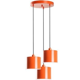 Φωτιστικό Οροφής Duz 892OPV2098 Φ45x110cm 3xE27 40W Orange Opviq