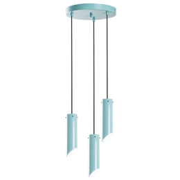 Φωτιστικό Οροφής Kesik 892OPV2111 Φ40x114cm 3xE27 40W Turquoise Opviq