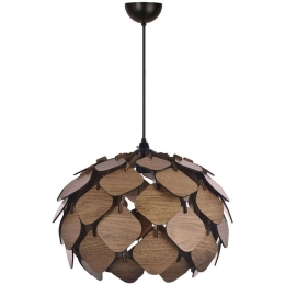 Φωτιστικό Οροφής 687HMY2340 Φ39x66cm 1xE27 40W Brown Opviq