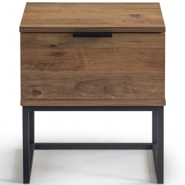 Κομοδίνο 304THD1201 45x40x53cm Pine-Black