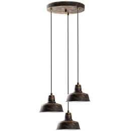 Φωτιστικό Οροφής Memati Retro 795LMG1233 Φ45x108cm 3xE27 40W Antique Opviq