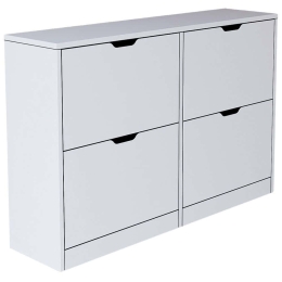 Παπουτσοθήκη Duru 350MWD1204 120,5x30x79,2cm White Μοριοσανίδα, Μελαμίνη