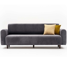Καναπές Τριθέσιος Noya 825BLC4305 220x70x87cm Grey
