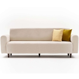 Καναπές Τριθέσιος Noya 825BLC4306 220x70x87cm Cream