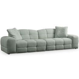 Καναπές Τριθέσιος Pescara 560ARE1562 310x108x83cm Light Green