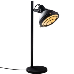Φωτιστικό Επιτραπέζιο Spoly 521SHN2252 28x18x58cm 1xE14 40W Black Opviq