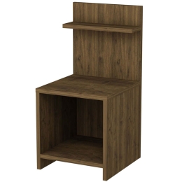 Κομοδίνο Vidora 935CMN2415 35,6x37,4x72cm Walnut