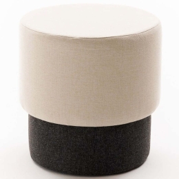 Σκαμπό Patara 825BLC5178 Φ40x40cm Cream