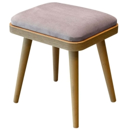 Σκαμπό Vina Mini (Σετ 2Τμχ) 869VEL1457 40x33x46cm Oak-Grey