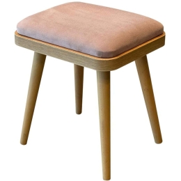 Σκαμπό Vina Mini (Σετ 2Τμχ) 869VEL1458 40x33x46cm Oak-Sand