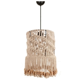 Φωτιστικό Οροφής 687HMY2360 Φ25x85cm 1xE27 40W Cream Opviq