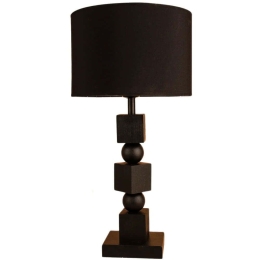 Φωτιστικό Επιτραπέζιο 687HMY2368 Φ30x60cm 1xE27 40W Black Opviq