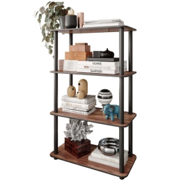 Ραφιέρα Δαπέδου 282PTR1101 60x30x105cm Walnut