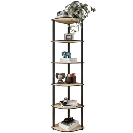 Ραφιέρα Δαπέδου Γωνιακή 282PTR1110 34x34x173cm Oak