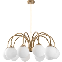 Φωτιστικό Οροφής Sferis 521SHN3522 75x80cm 10xE27 40W Gold Opviq