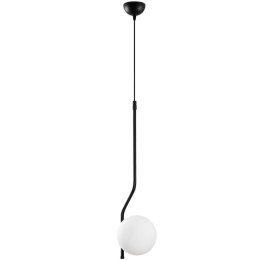 Φωτιστικό Οροφής Tulip 521SHN3529 Φ15x100cm 1xE27 40W Black Opviq