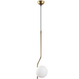 Φωτιστικό Οροφής Tulip 521SHN3530 Φ15x100cm 1xE27 40W Gold Opviq