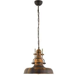Φωτιστικό Οροφής 518LMS1124 Φ33x138cm 1xE27 40W Vintage Bronze Opviq