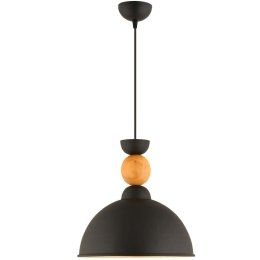 Φωτιστικό Οροφής 518LMS1135 Φ30x130cm 1xE27 40W Black Opviq
