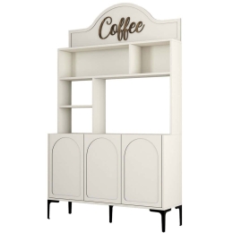 Ντουλάπι Kουζίνας Lyon 845HCT5814 120x35x200cm Cream Μοριοσανίδα, Μελαμίνη