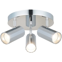 Φωτιστικό Οροφής - Σποτ Oktano 341LCA1131 35x15cm 3xGU10 7W Chrome Opviq