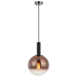 Φωτιστικό Οροφής Vanetta 341LCA1179 Φ25x170cm 1xE27 40W Black-Bronze Opviq