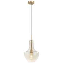 Φωτιστικό Οροφής Grava 341LCA1187 27x192cm 1xE27 40W Gold Opviq