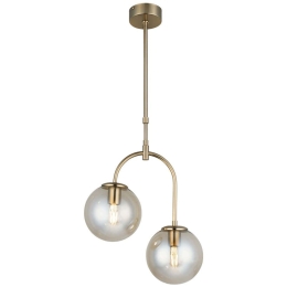 Φωτιστικό Οροφής Portemo 341LCA1225 37x105cm 2xE27 40W Gold Opviq