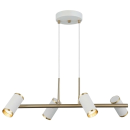 Φωτιστικό Οροφής - Σποτ Lume 341LCA1232 66x102cm 4xGU10 7W White-Gold Opviq