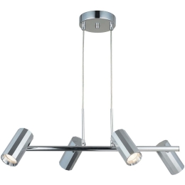 Φωτιστικό Οροφής - Σποτ Oktano 341LCA1233 71x104cm 4xGU10 7W Chrome Opviq