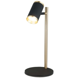 Φωτιστικό Επιτραπέζιο Lume 341LCA1401 15x42cm 1xGU10 7W Black-Gold Opviq