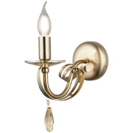 Φωτιστικό Τοίχου - Απλίκα Castro 341LCA1603 26x32cm 1xE14 40W Gold Opviq