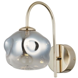 Φωτιστικό Τοίχου - Απλίκα Herman 341LCA1604 23x23cm 1xG9 10W Gold Opviq