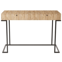 Κονσόλα Iki 285LCV1504 120x45x80cm Pine Μοριοσανίδα, Μέταλλο