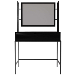 Τουαλέτα Με Καθρέπτη Modern 285LCV1605 120x40x160cm Black