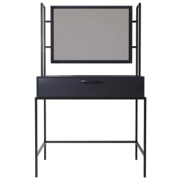 Τουαλέτα Με Καθρέπτη Modern 285LCV1606 120x40x160cm Anthracite-Black
