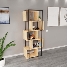 Ραφιέρα Δαπέδου Dekoratif 285LCV1712 70x34x175cm Oak