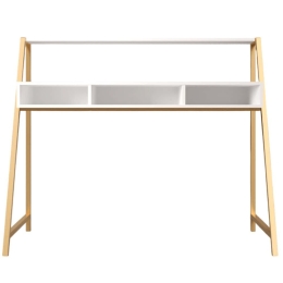 Γραφείο Dekoratif 285LCV1614 140x70x121cm White-Gold