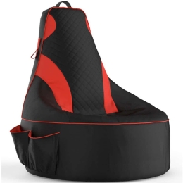 Πουφ Αδιάβροχο Gamer 248FRN1604 90x90x100cm Red-Black