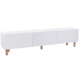 Έπιπλο Tηλεόρασης Alvin 327ODS1255 180x31,4x42cm White