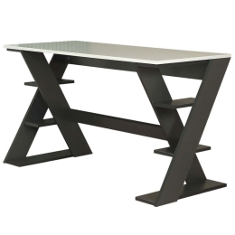 Γραφείο Lungo 801CMY5424 140x60x73cm Anthracite-White
