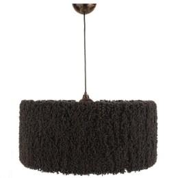 Φωτιστικό Οροφής 687HMY2396 Φ31x59cm 1xE27 40W Black Opviq