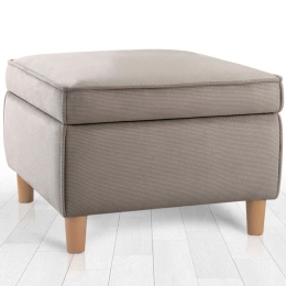 Σκαμπό Με Αποθηκευτικό Χώρο Roscen 209FLF1418 63x63x43cm Brown