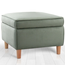 Σκαμπό Με Αποθηκευτικό Χώρο Roscen 209FLF1420 63x63x43cm Green
