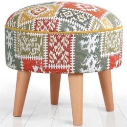 Σκαμπό Rugrev 209FLF1421 45x45x45cm White