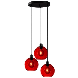 Φωτιστικό Οροφής Benek 521SHN3541 44x44x120cm 3xE27 40W Red Opviq